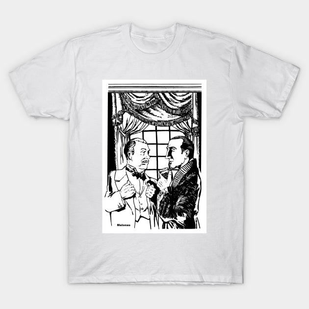 Sherlock Holmes & Dr. Watson / fancifullart / Mystery Solved / by Peter Melonas T-Shirt by fancifullart